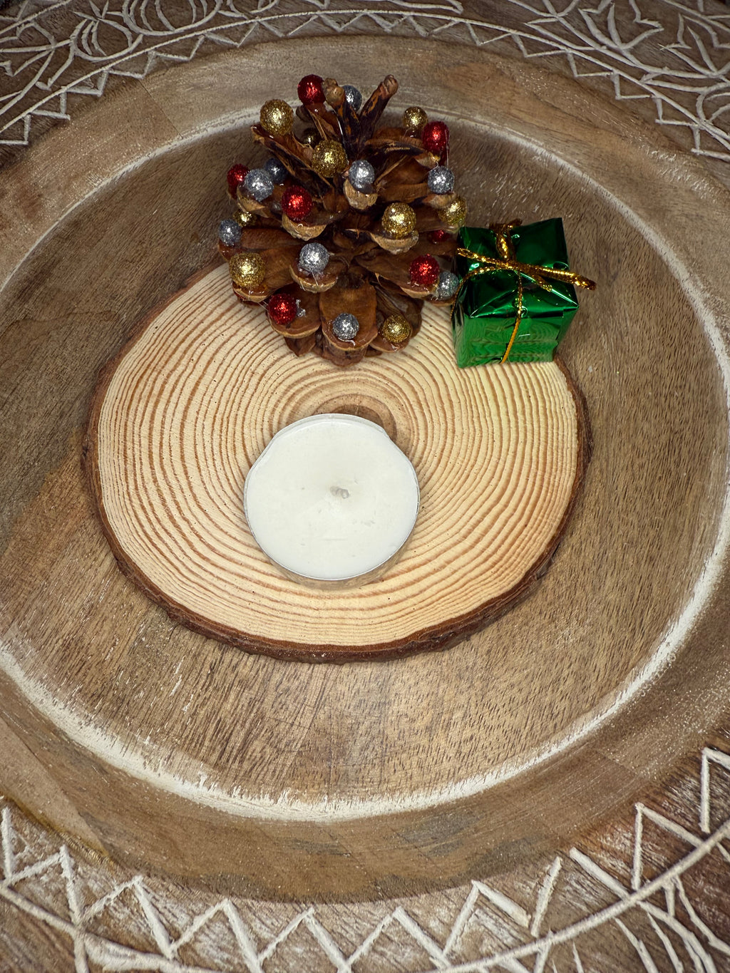 Pinecone Tea Light Holder