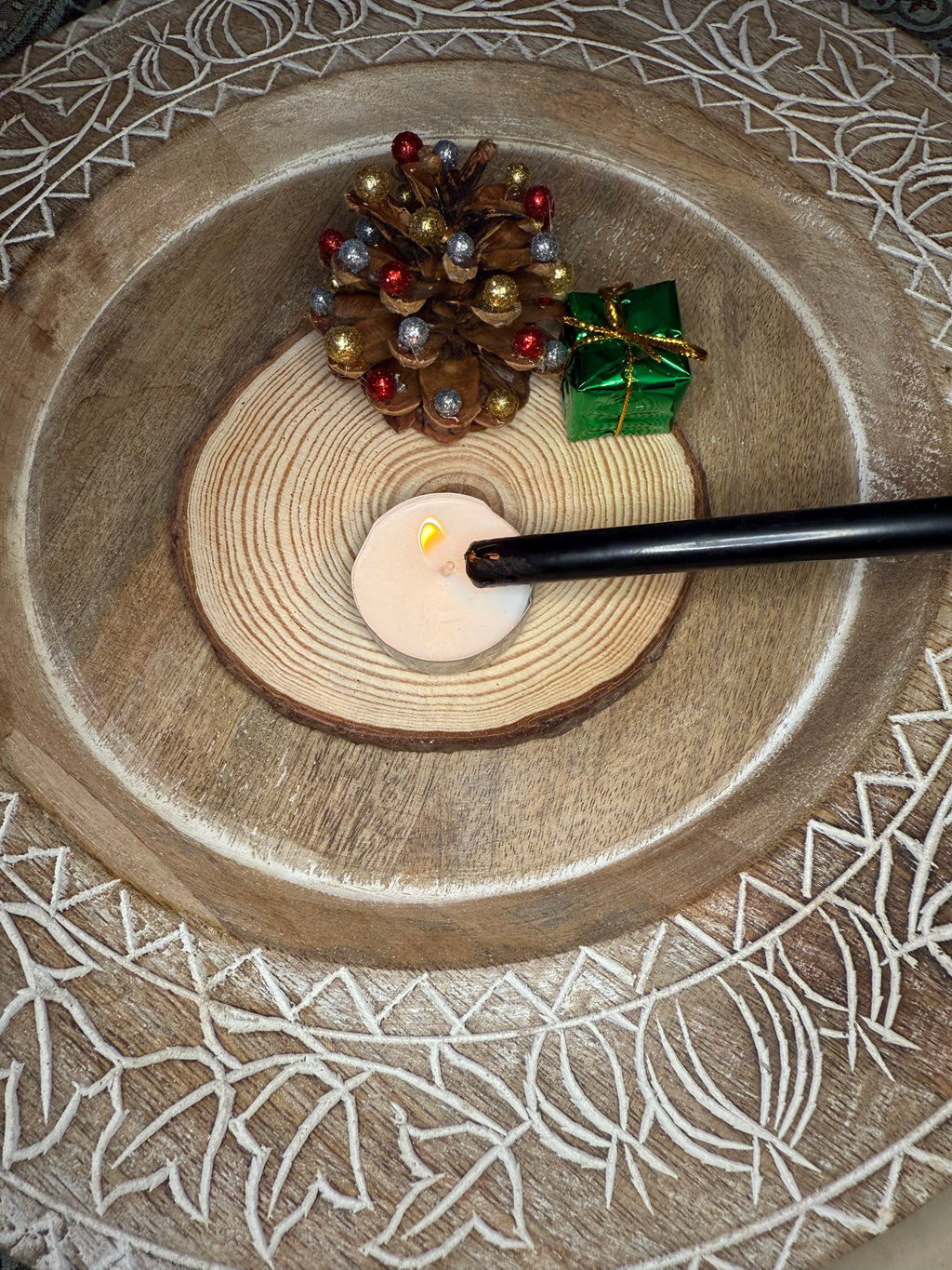 Pinecone Tea Light Holder