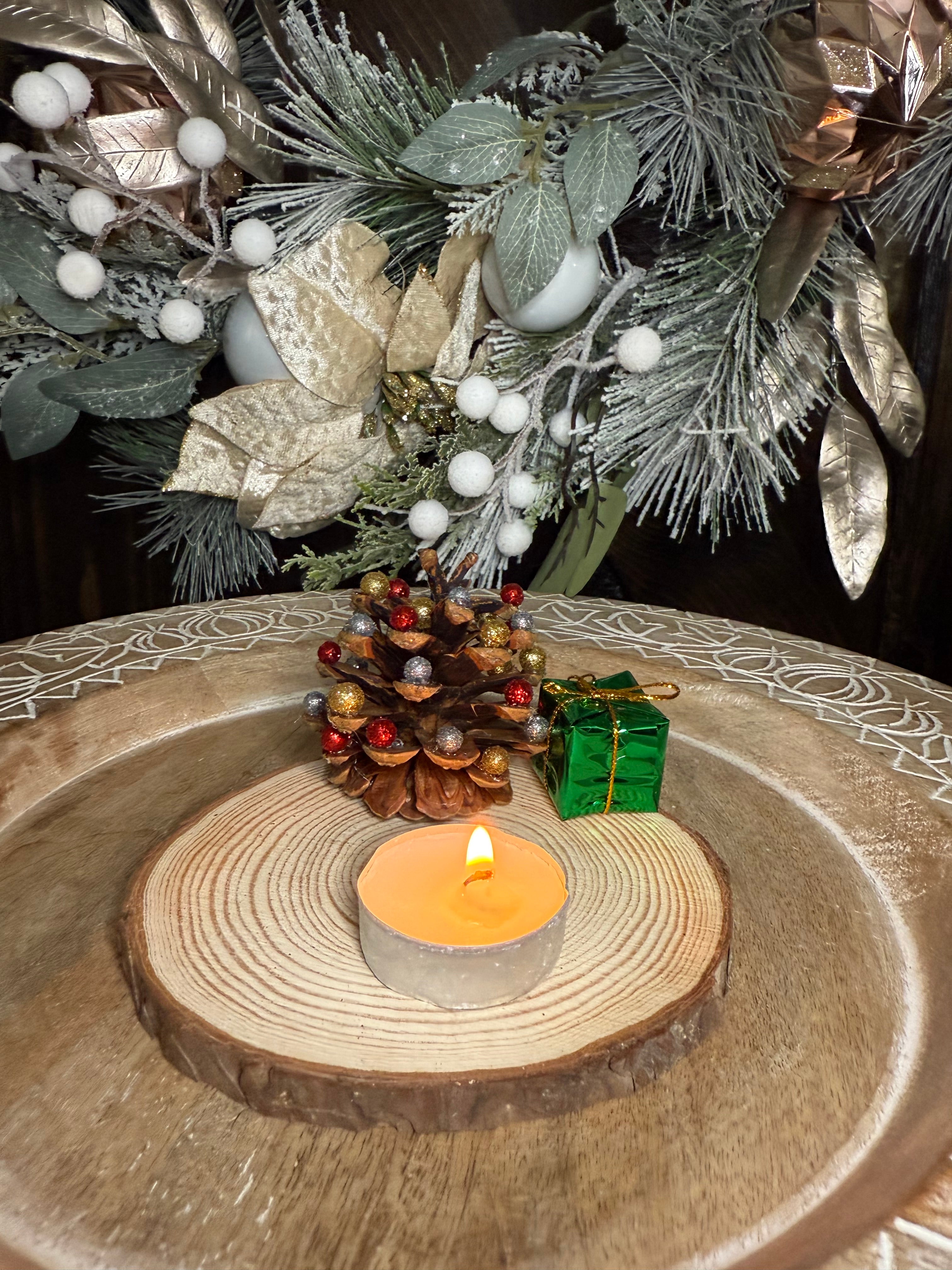 Pinecone Tea Light Holder